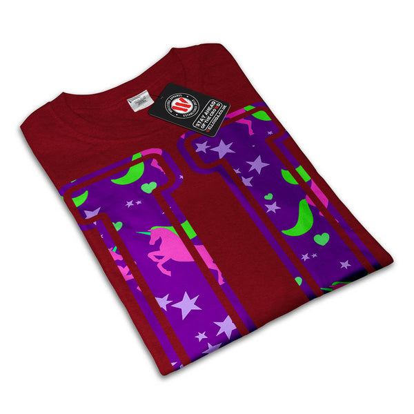 Unicorn Magic Letter Womens T-Shirt