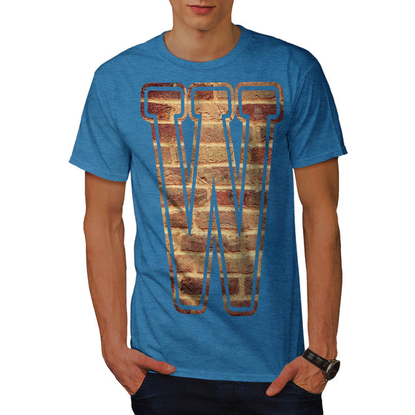 Brick Wall Letter Mens T-Shirt