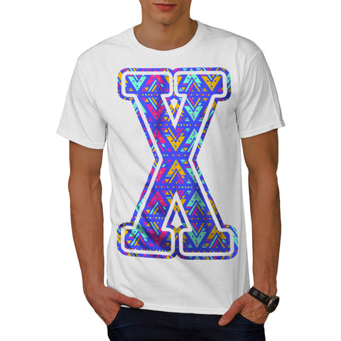 Geometrical Letter Mens T-Shirt