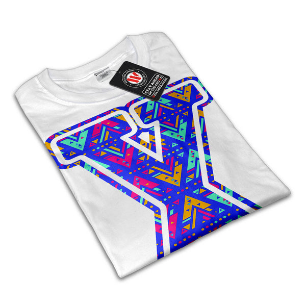 Geometrical Letter Womens T-Shirt