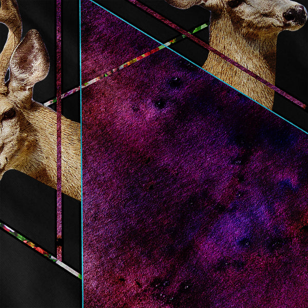 Deer Nature Triangle Mens Hoodie