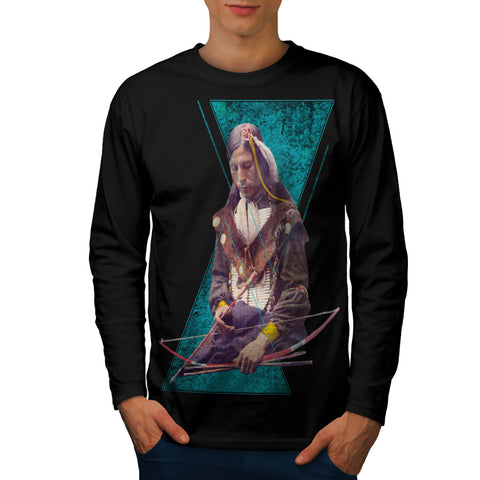 Indian Arrow Man Mens Long Sleeve T-Shirt
