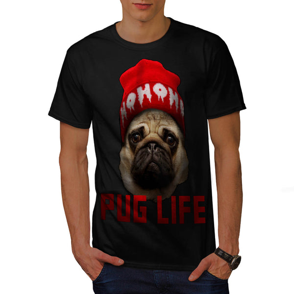 Cool Pug Thug Life Mens T-Shirt