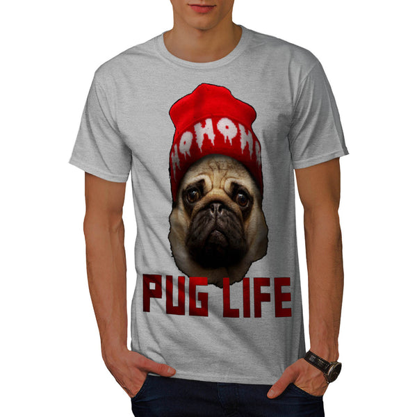 Cool Pug Thug Life Mens T-Shirt