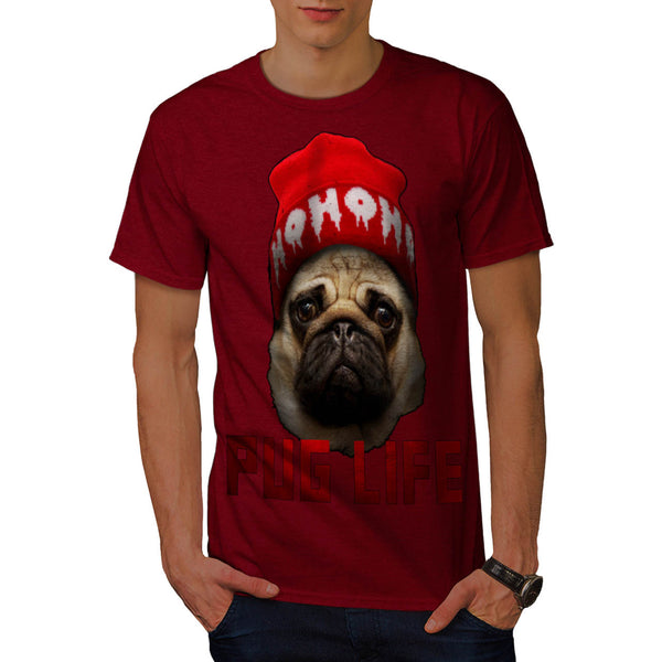 Cool Pug Thug Life Mens T-Shirt