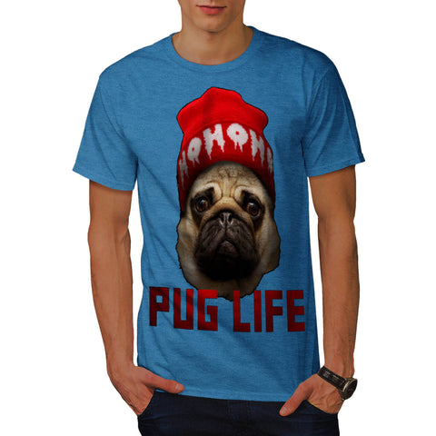 Cool Pug Thug Life Mens T-Shirt