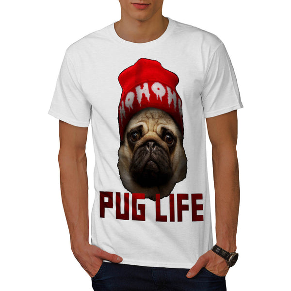 Cool Pug Thug Life Mens T-Shirt