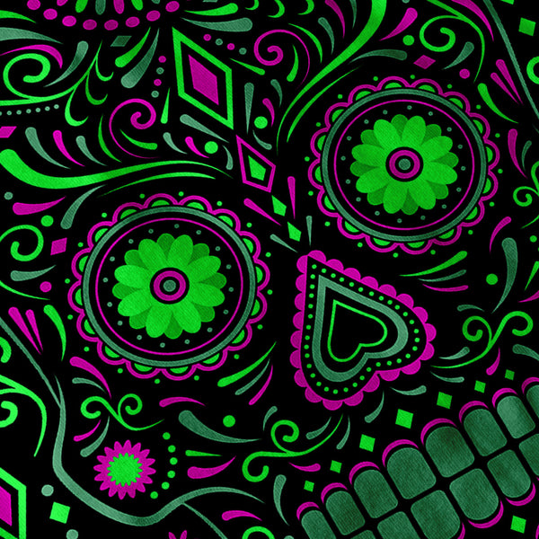 Skull Sugar Acid Art Mens T-Shirt
