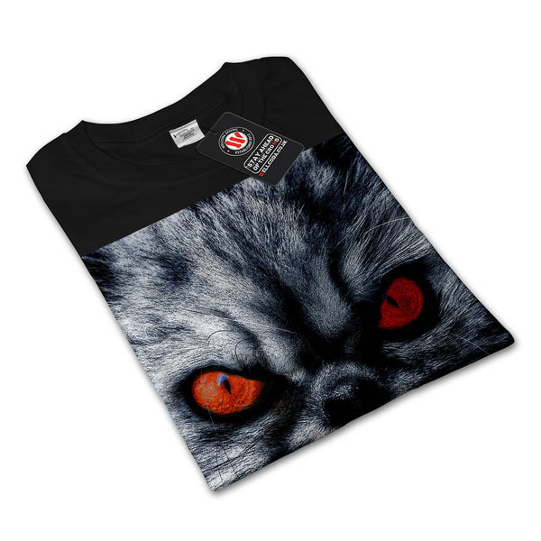 Furious Evil Kitty Mens Long Sleeve T-Shirt
