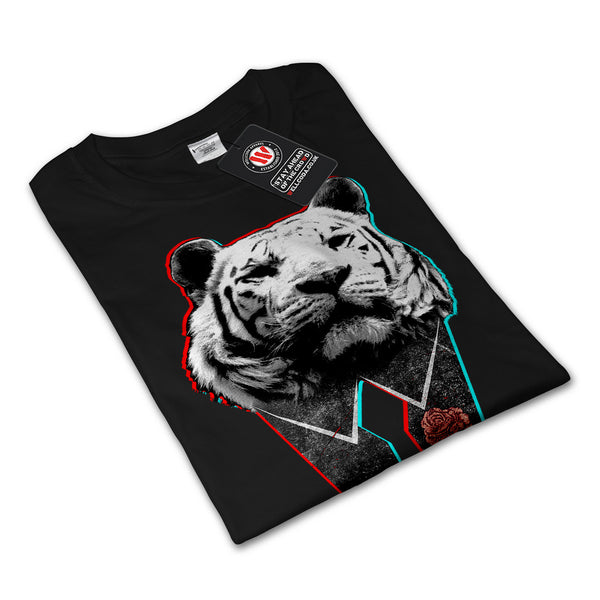 Suit Up Snow Tiger Womens Long Sleeve T-Shirt