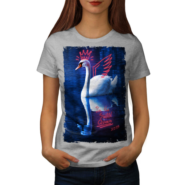 Swan Queen Doodle Womens T-Shirt