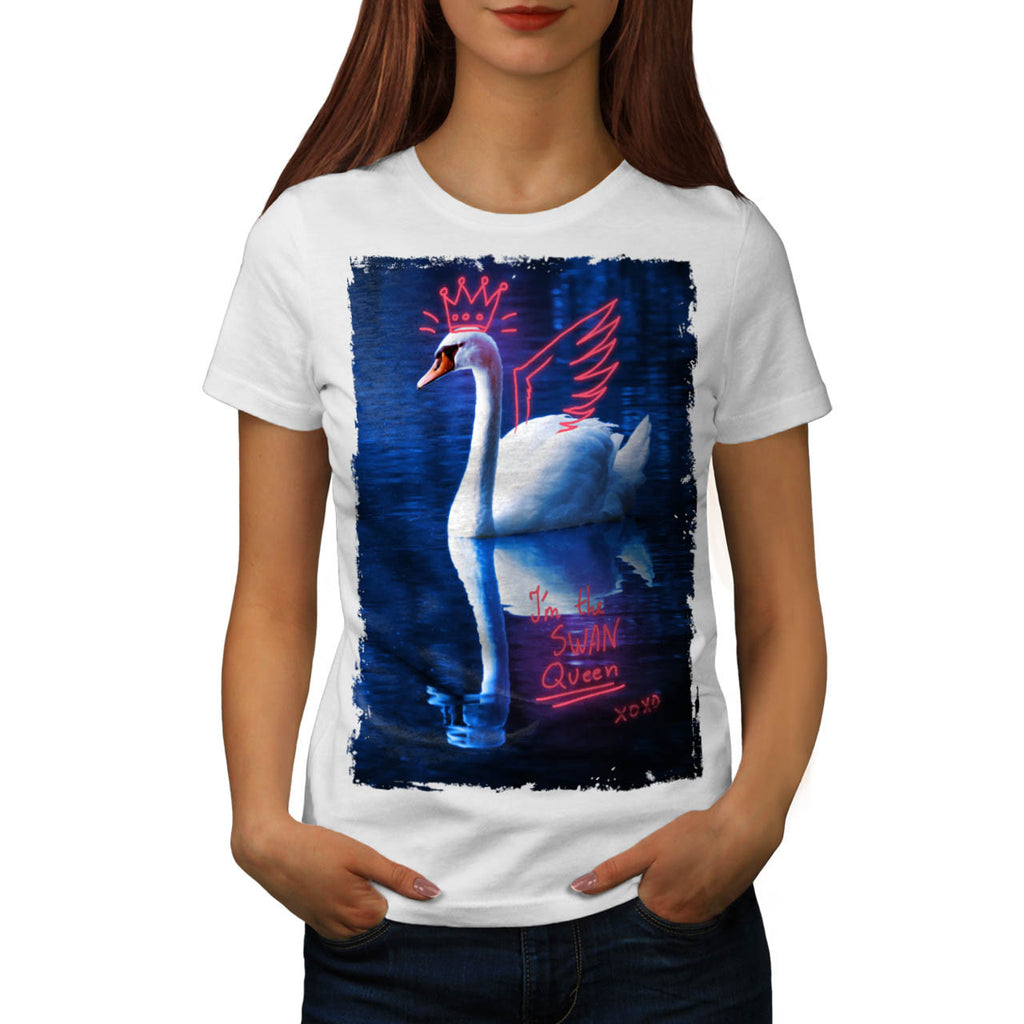 Swan Queen Doodle Womens T-Shirt