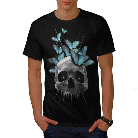 Skull Sugar Eyes Art Mens T-Shirt
