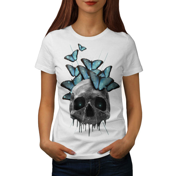 Skull Sugar Eyes Art Womens T-Shirt