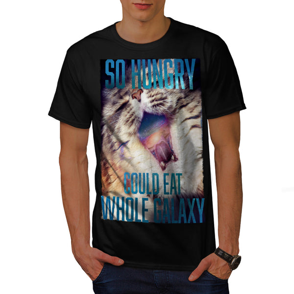 Hungry Galaxy Kitty Mens T-Shirt