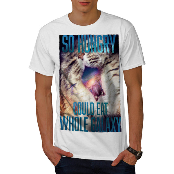 Hungry Galaxy Kitty Mens T-Shirt