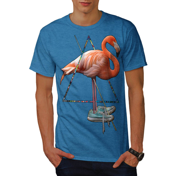 Flamingo Bird Shoe Mens T-Shirt