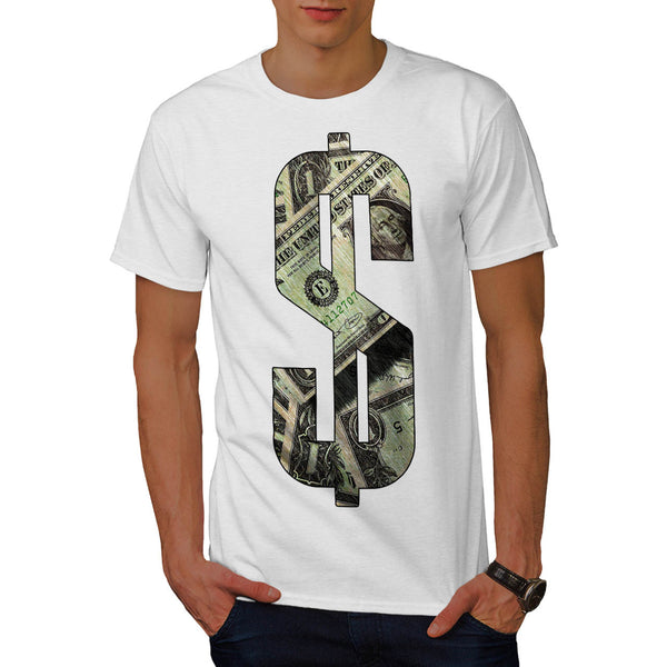 Dollar Bill Symbol Mens T-Shirt
