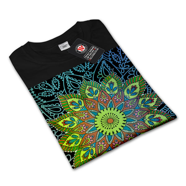 India Shaman Mandala Mens Long Sleeve T-Shirt