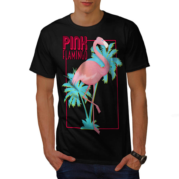 Pink Flamingo Island Mens T-Shirt