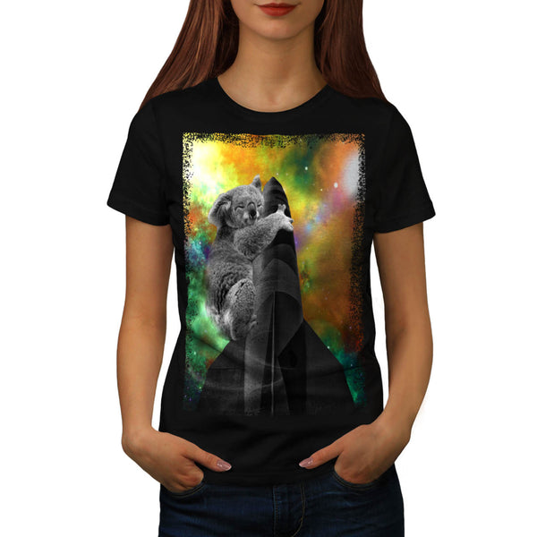 Koala Monster Attack Womens T-Shirt