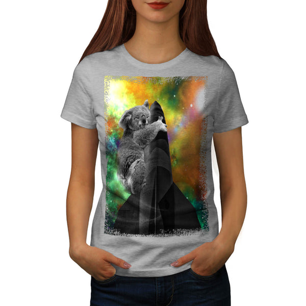 Koala Monster Attack Womens T-Shirt