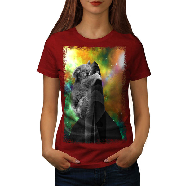 Koala Monster Attack Womens T-Shirt