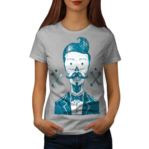 Skull Hipster Body Womens T-Shirt