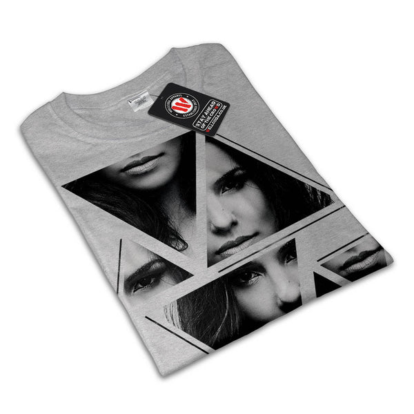 Triangle Shape Woman Mens T-Shirt