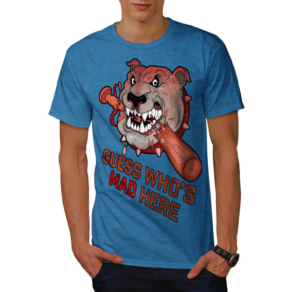Mad Baseball Bulldog Mens T-Shirt