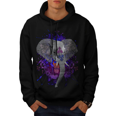 Indian Elephant Mens Hoodie