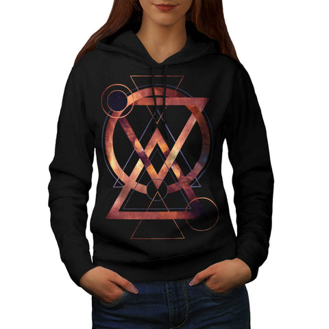 Galactic Geometry Womens Hoodie