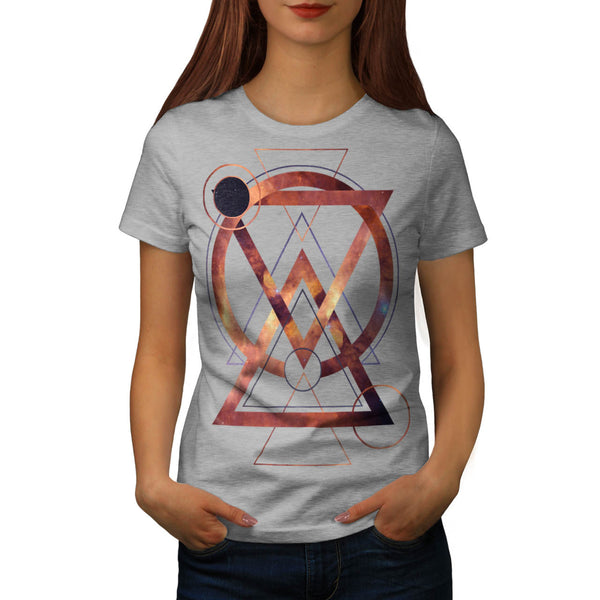 Galactic Geometry Womens T-Shirt