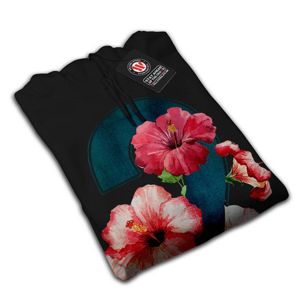 Number Two Flower Womens Hoodie
