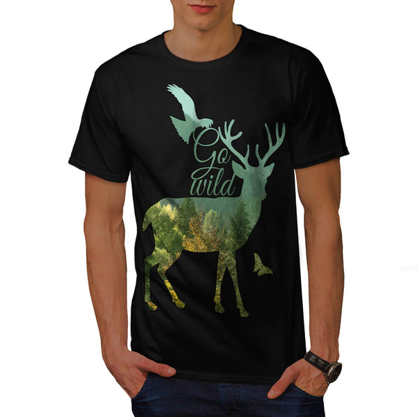 Go Wild Nature Life Mens T-Shirt