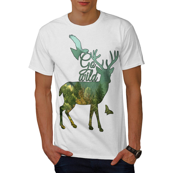 Go Wild Nature Life Mens T-Shirt