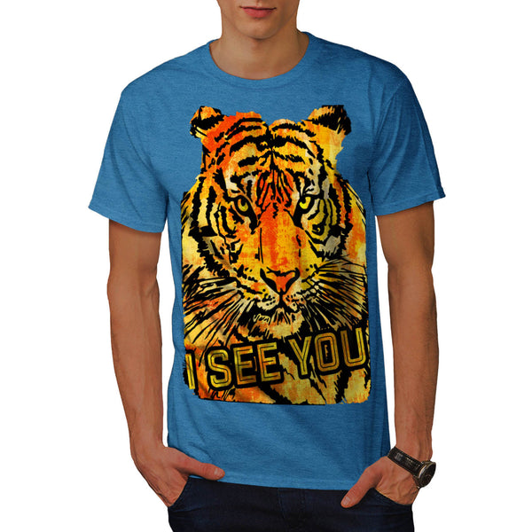 I See You Tiger Look Mens T-Shirt