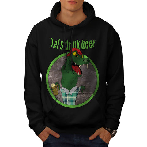 Let's Drink Beer Fun Mens Hoodie