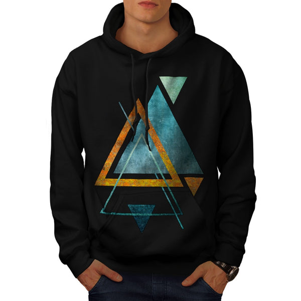 Abstract Triangle Mens Hoodie