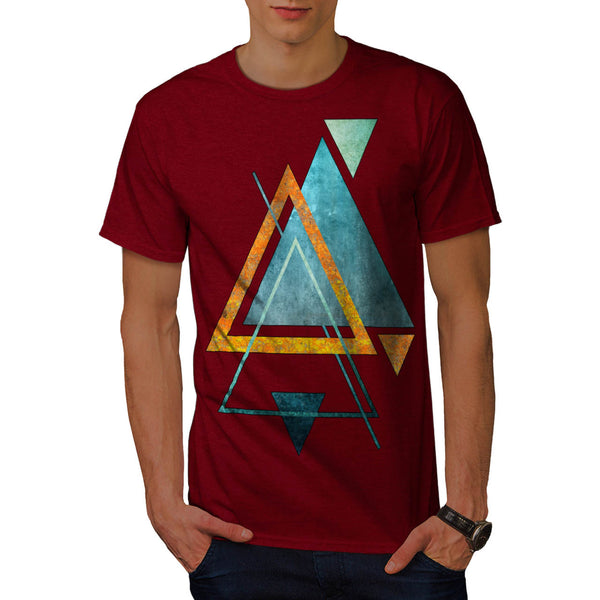 Abstract Triangle Mens T-Shirt
