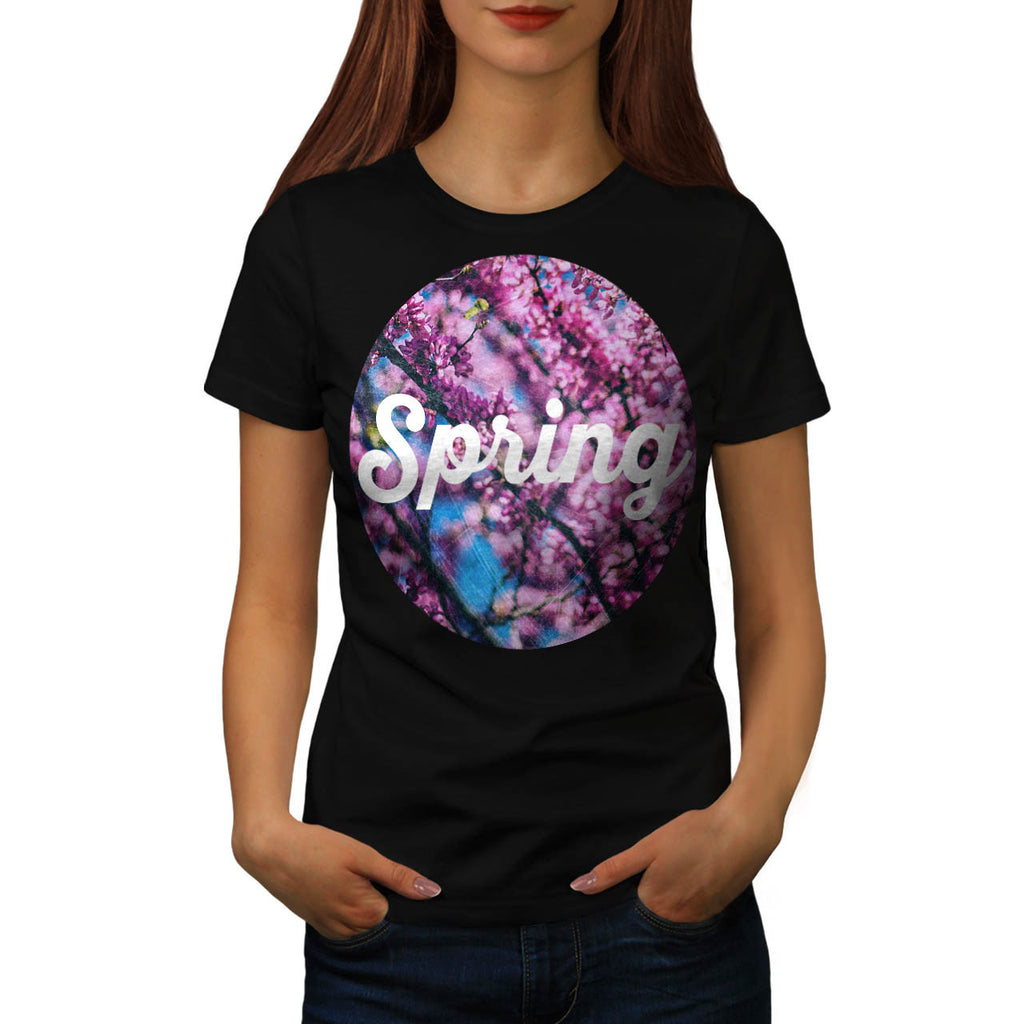 Tree Blossom Spring Womens T-Shirt