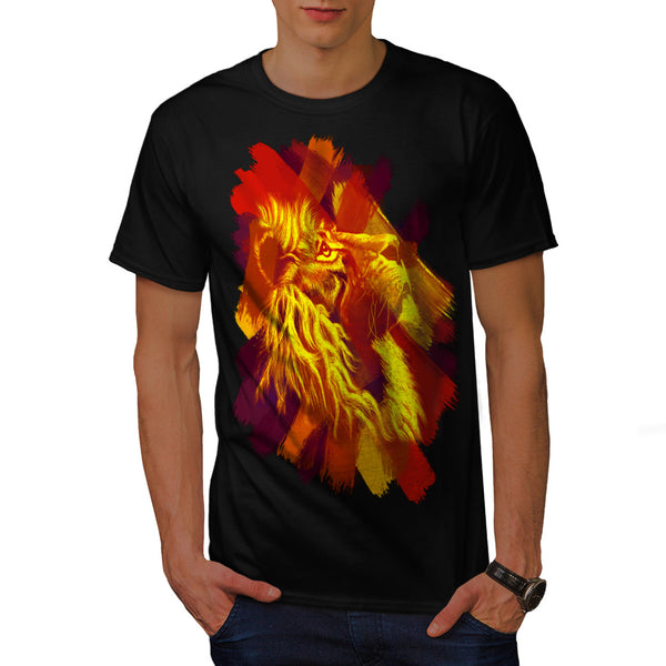 Magnific Lion Hue Mens T-Shirt