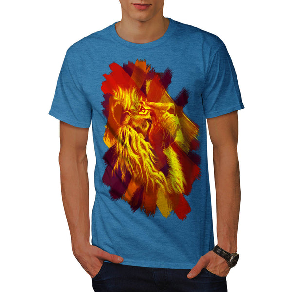 Magnific Lion Hue Mens T-Shirt