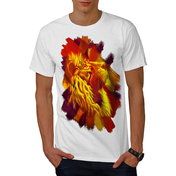 Magnific Lion Hue Mens T-Shirt