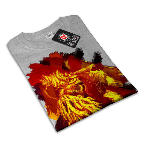 Magnific Lion Hue Mens T-Shirt