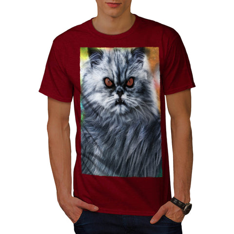 Grumpy Attitude Cat Mens T-Shirt