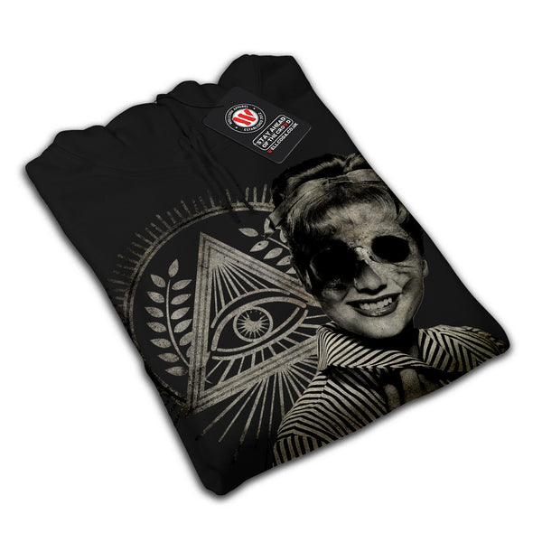 Undead Retro Woman Womens Hoodie
