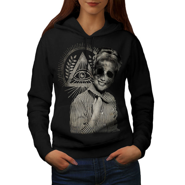 Undead Retro Woman Womens Hoodie