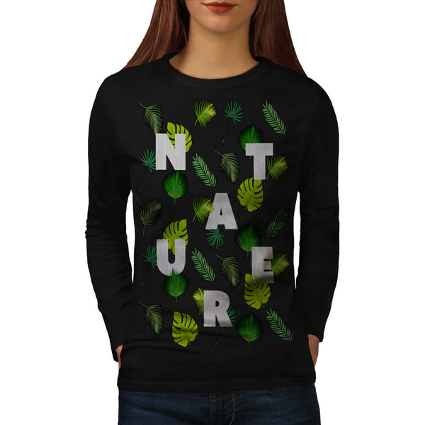 Nature Leaf Lover Womens Long Sleeve T-Shirt