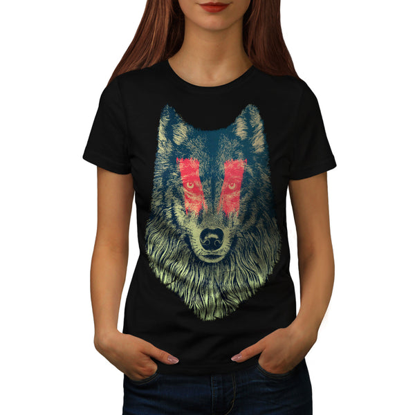 Wolf Warrior Wisdom Womens T-Shirt